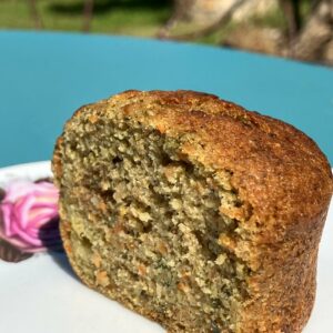 Rhubarbe cake et fleurs d'acacia